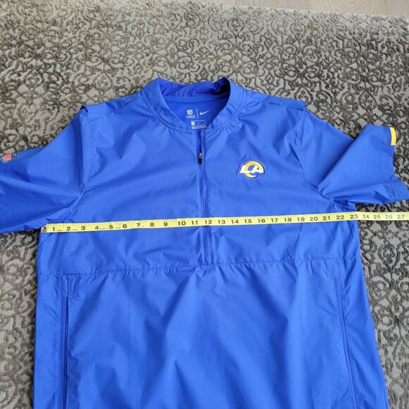 Los Angeles Rams Nike On Field Short Sleeve Windbreaker Size L - Picture 10 of 13